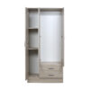 Placard "Tana Eco" de 3 puertas 2 cajones, de 86 cm. Varios colores, de Ricchezze. - Imagen 9