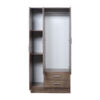 Placard "Tana Eco" de 3 puertas 2 cajones, de 86 cm. Varios colores, de Ricchezze. - Imagen 12