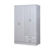 Placard "Tana Eco", de 4 puertas con 2 cajones, de 113 cm. Varios colores, de Ricchezze. - Imagen 3