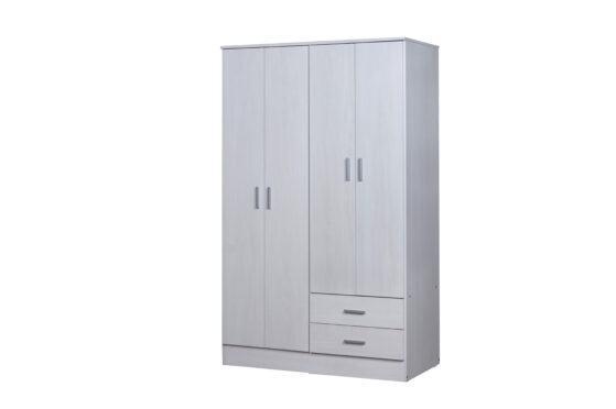 Placard "Tana Plus" de 4 puertas y 2 cajones, de 113 cm. Varios colores, de Ricchezze. - Imagen 15