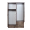 Placard "Tana Eco", de 4 puertas con 2 cajones, de 113 cm. Varios colores, de Ricchezze. - Imagen 14