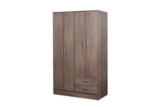 Placard "Tana Plus" de 4 puertas y 2 cajones, de 113 cm. Varios colores, de Ricchezze. - Imagen 13