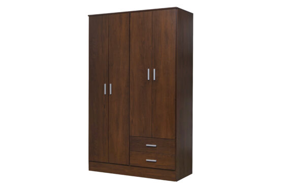 Placard "Tana Plus" de 4 puertas y 2 cajones, de 113 cm. Varios colores, de Ricchezze. - Imagen 18
