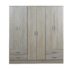 Placard "Tana Plus" de 6 Puertas, de 169 cm. Varios colores, de Ricchezze. - Imagen 7