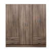 Placard "Tana Plus" de 6 Puertas, de 169 cm. Varios colores, de Ricchezze. - Imagen 11
