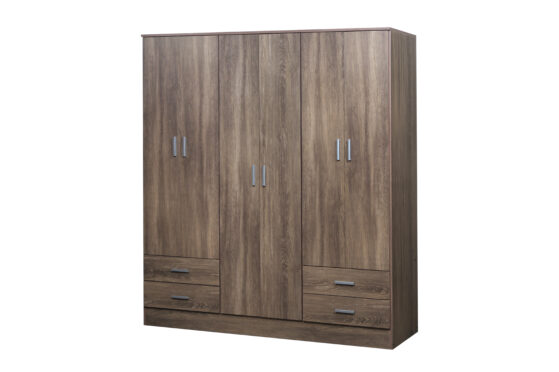 Placard "Tana Plus" de 6 Puertas, de 169 cm. Varios colores, de Ricchezze. - Imagen 10