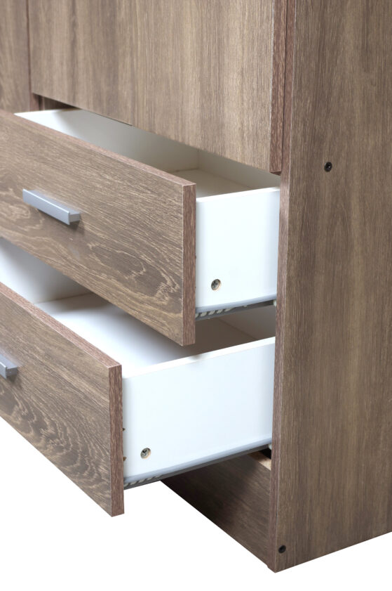 Placard "Tana Plus" de 6 Puertas, de 169 cm. Varios colores, de Ricchezze. - Imagen 9