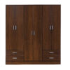 Placard "Tana Plus" de 6 Puertas, de 169 cm. Varios colores, de Ricchezze. - Imagen 12