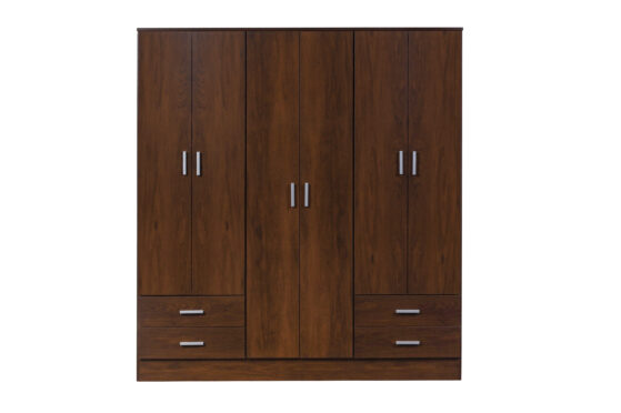 Placard "Tana Plus" de 6 Puertas, de 169 cm. Varios colores, de Ricchezze. - Imagen 12