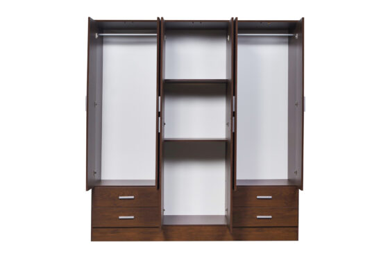 Placard "Tana Plus" de 6 Puertas, de 169 cm. Varios colores, de Ricchezze. - Imagen 13