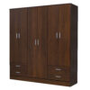 Placard "Tana Plus" de 6 Puertas, de 169 cm. Varios colores, de Ricchezze. - Imagen 14