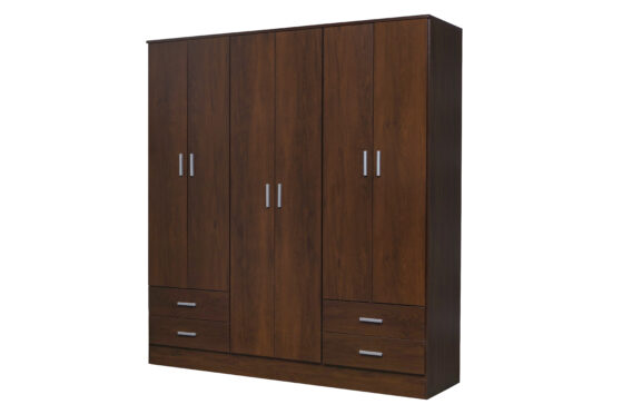 Placard "Tana Plus" de 6 Puertas, de 169 cm. Varios colores, de Ricchezze. - Imagen 14