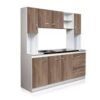 Kit de cocina "Arco": integra despenseros, bajomesada y alacena, de Ricchezze.