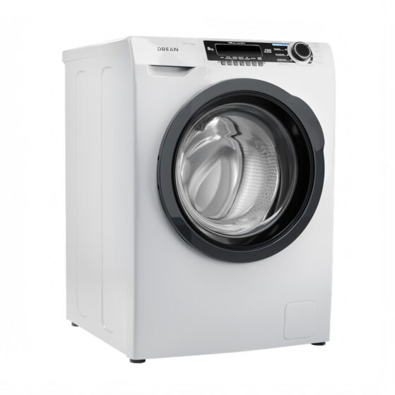 Lavarropas automático carga frontal Inverter capacidad 8 kg, con centrifugado 1400 RPM. Modelo LCFDR0814SB0, de Drean.