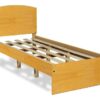 Cama Ecopack de 1 plaza, respaldo tablero. Varios colores, de Ricchezze