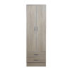 Placard "Tana Plus", de 2 puertas y 2 cajones, de 58 cm. Varios colores, de Ricchezze. - Imagen 3