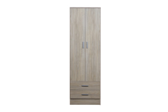 Placard "Tana Eco", de 2 puertas y 2 cajones, de 58 cm. Varios colores, de Ricchezze. - Imagen 3