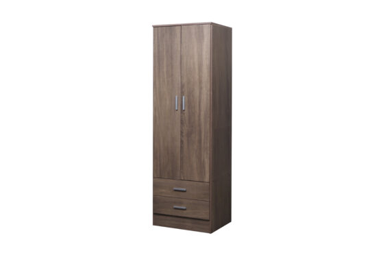 Placard "Tana Eco", de 2 puertas y 2 cajones, de 58 cm. Varios colores, de Ricchezze.