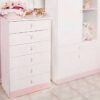 Mesa de luz infantil con 3 cajones. Línea Laurina, de Ricchezze. - Imagen 2