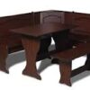 Banco rinconero: conjunto integrado con mesa y bancos. Línea Imprimado, de Ricchezze. - Imagen 2