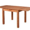Mesa "Trampa M136" de madera maciza, extensible. 90 x (90 a 170) cm. De Oriental. - Imagen 3