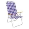 Reposera plegable de 5 posiciones con cintas. De Sol y Luna.