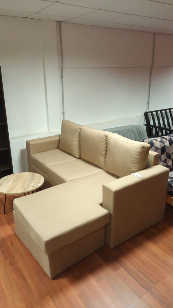 Sofa esquinero "Piazza Chaise Long G2" de 3 cuerpos, de 2,10 mt. De Color Living. - Imagen 5