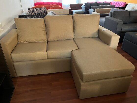 Sofa esquinero "Piazza Chaise Long G2" de 3 cuerpos, de 2,10 mt. De Color Living. - Imagen 4