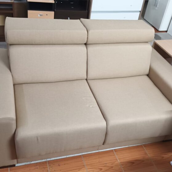 Sofa de 2 cuerpos con doble mecanismo reclinable. Modelo "Lotus G2", de Color Living.