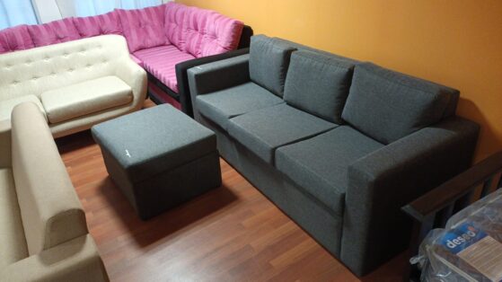 Sofa de 3 Cuerpos, de 2,10 mt. Modelo "Piazza", de Color Living. - Imagen 3