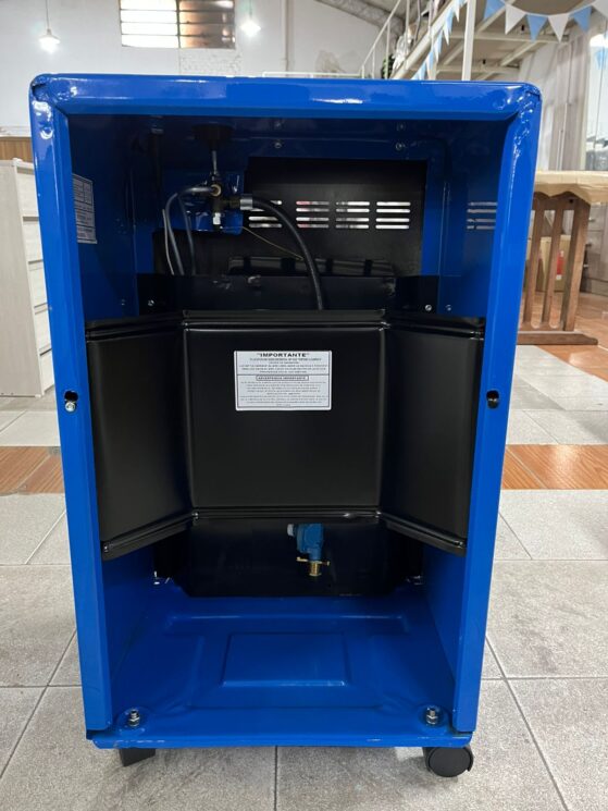 Estufa Garrafera con encendido y analizador atmosférico. Gabinete cerrado para garrafa de 10 kg. - Imagen 4