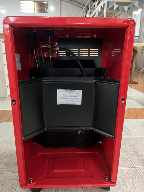 Estufa Garrafera con encendido y analizador atmosférico. Gabinete cerrado para garrafa de 10 kg. - Imagen 6