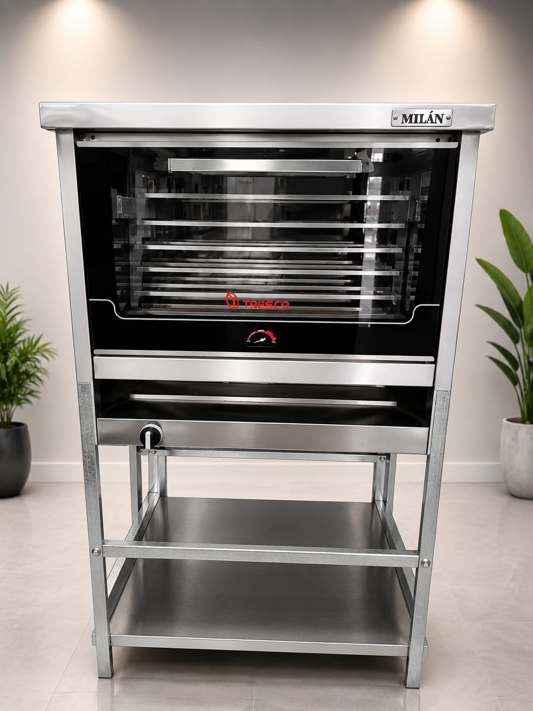 Horno Pizero "Milan", BIGÁS para uso gastronómico y del hogar. Para 12 moldes. Modelo "HPM-BG", de Taesca.