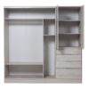 Placard de 2,07 mt con puertas corredizas, espejos y opción de extensiones. Línea "Murano mix", de Ricchezze. - Imagen 7