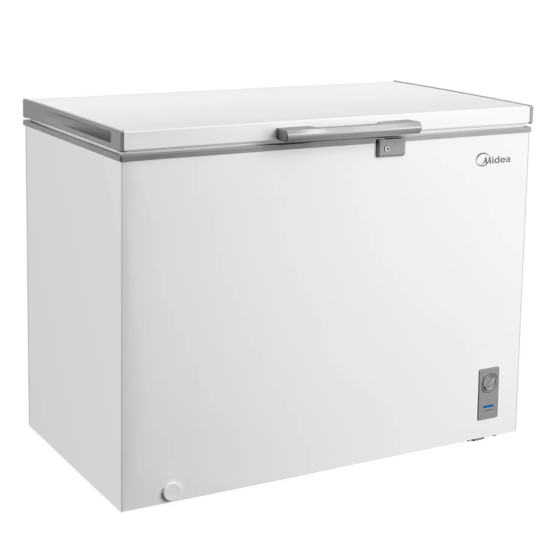 Freezer Horizontal Blanco 300 lt cajon. Modelo "MDRC411FZE01", de Midea.