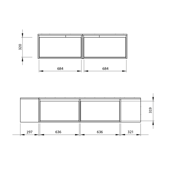 Cama extensible de 140 a 160 de ancho, moderna Con Cajones Y Botineros. Línea"Niza" Cód. "CAM160" de Dielfe. - Imagen 8