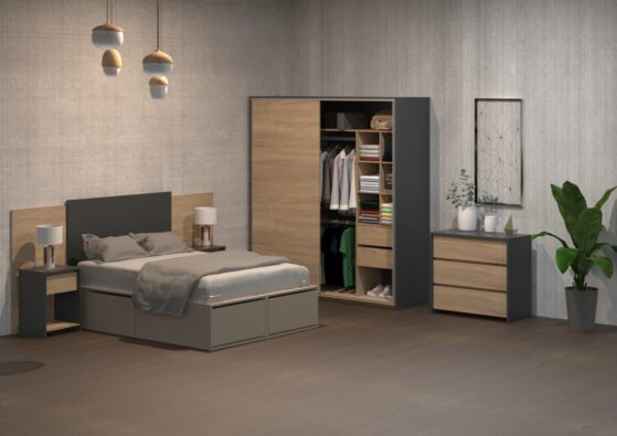 Cómoda cajonera Niza. Cód. "CLN090" de Dielfe. - Imagen 2