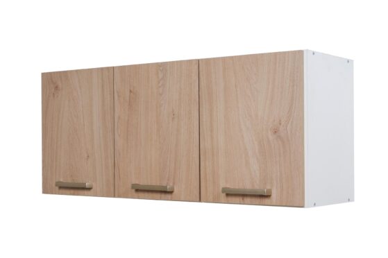 Alacena "Turin", de 1,20 mt. Con 3 puertas, combinable con más módulos de la línea. De Ricchezze.