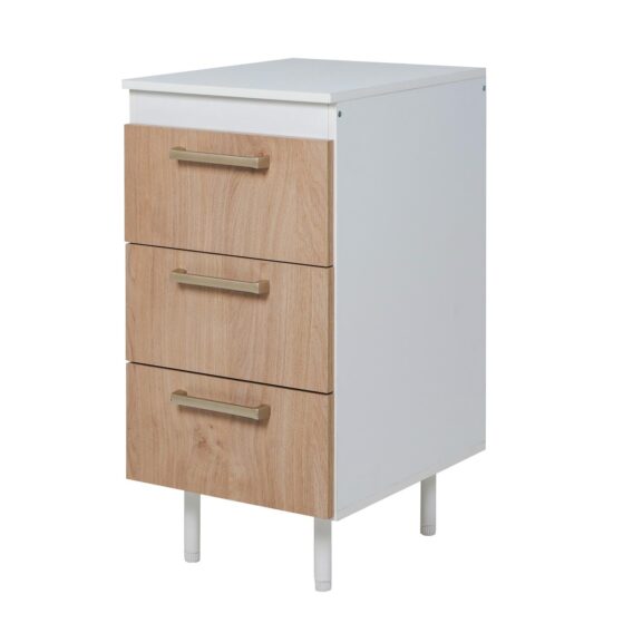Bajomesada "Turin" cajonero, de 0,40 mt. Combinable con más módulos de la línea. De Ricchezze.