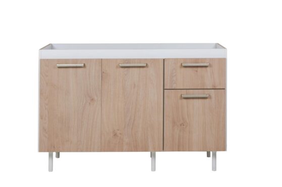 Bajomesada "Turin", de 1,20 mt. Con cajón, combinable con más módulos de la línea. De Ricchezze.