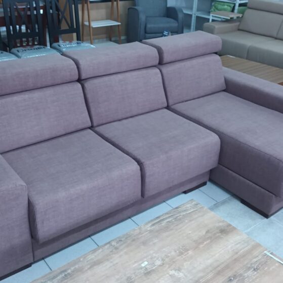 Sofa de 3 cuerpos en L. Modelo "Lotus Chaise long G2", de Color Living.