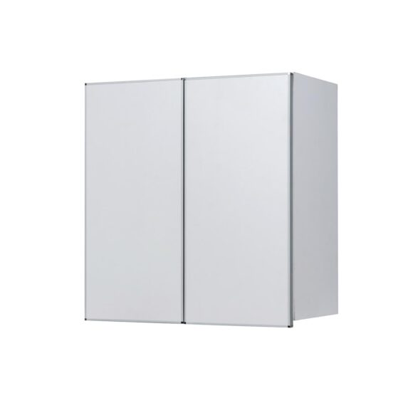 Alacena "Potenza", módulo de 60 cm blanco con Aluminio. De Ricchezze.