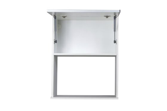 Alacena "Potenza", módulo de 60 cm Porta horno microondas. blanco con aluminio. De Ricchezze. - Imagen 8