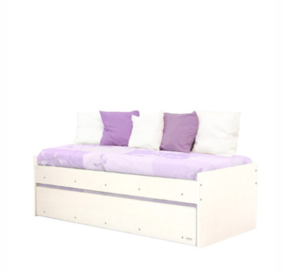 Divan cama "957", para colchones de 80 x 190 cm, con cama inferior rodante. De Platinum. - Imagen 2