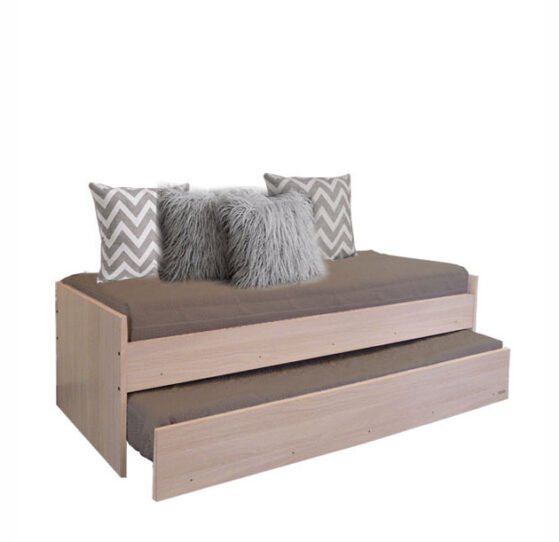 Divan cama "957", para colchones de 80 x 190 cm, con cama inferior rodante. De Platinum.