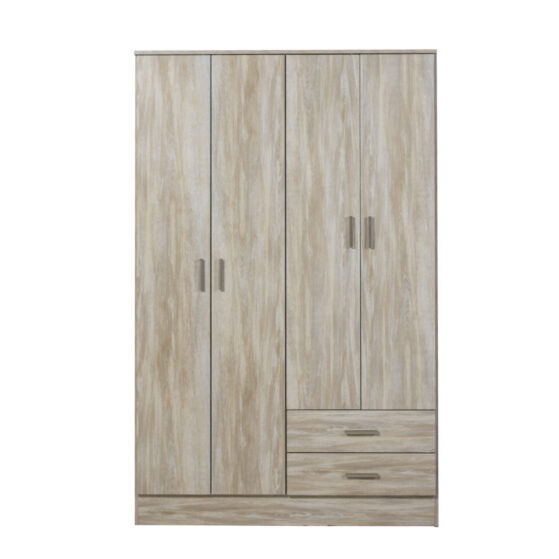 Placard Tana Più 4 Puertas 2 cajones. Colores disponibles. Línea «Tana Piu», de Ricchezze.