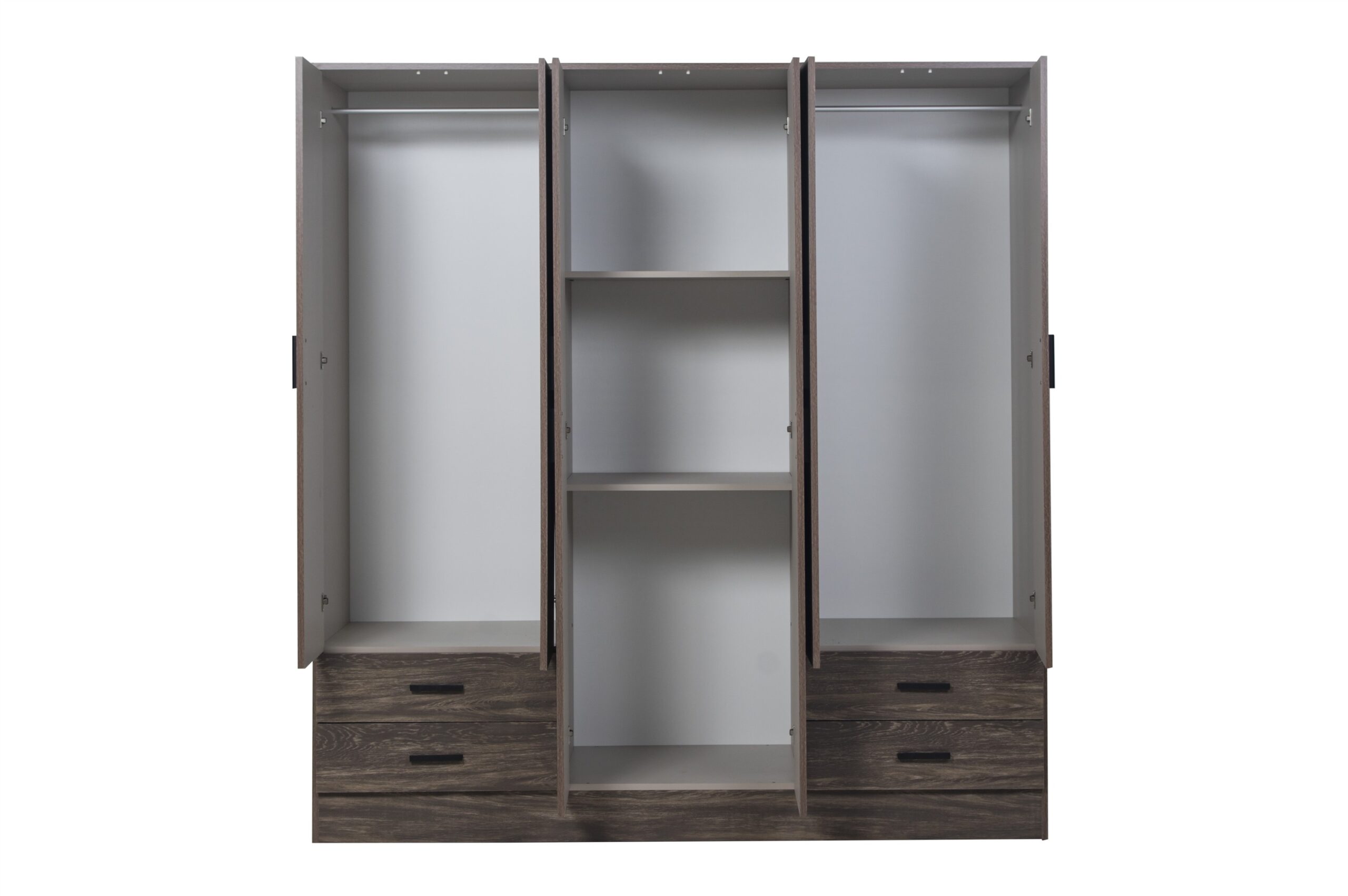 Placard Tana Più 6 Puertas 4 cajones. Colores disponibles. Línea «Tana Piu», de Ricchezze. - Imagen 3