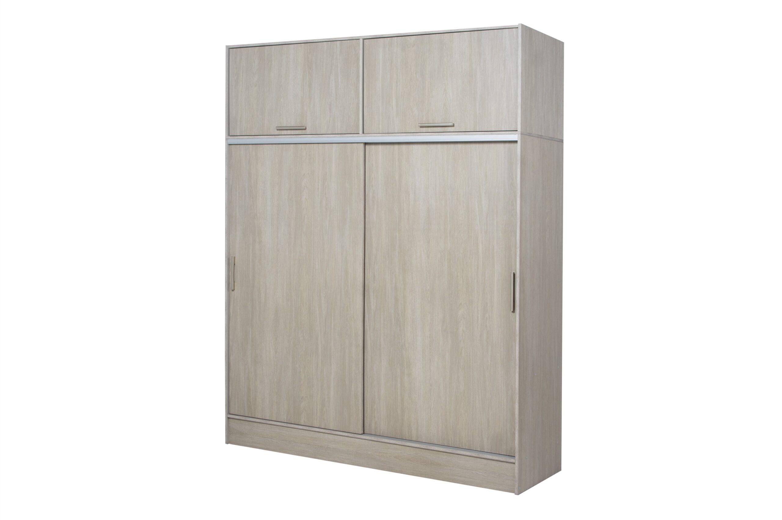 Placard de 2 Puertas corredizas, con baulera y lustre interno, 170 cm. Colores disponibles. Línea "Tana Piu Alti", de Ricchezze.