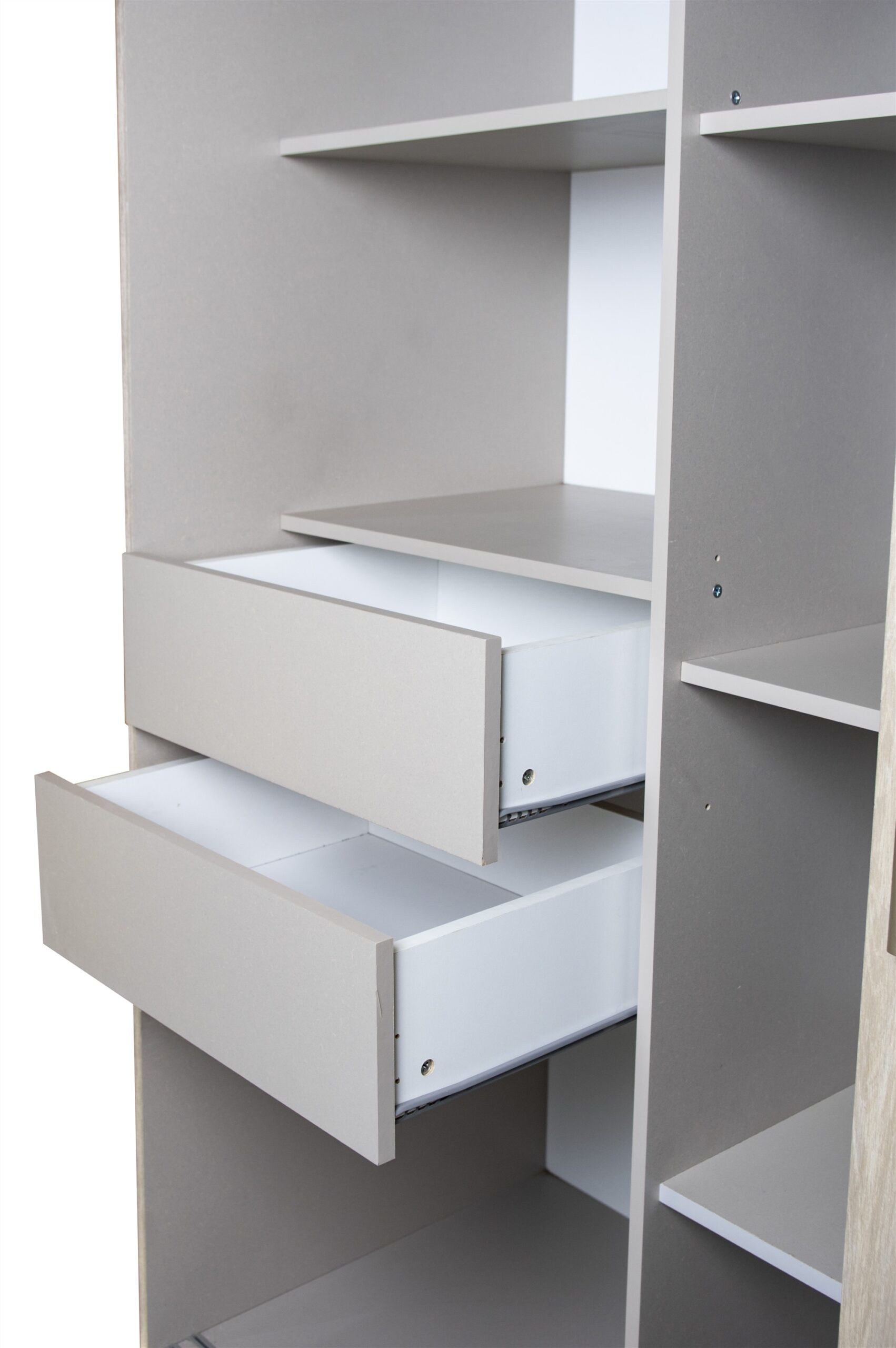 Placard de 2 Puertas corredizas, con baulera y lustre interno, 170 cm. Colores disponibles. Línea "Tana Piu Alti", de Ricchezze. - Imagen 5