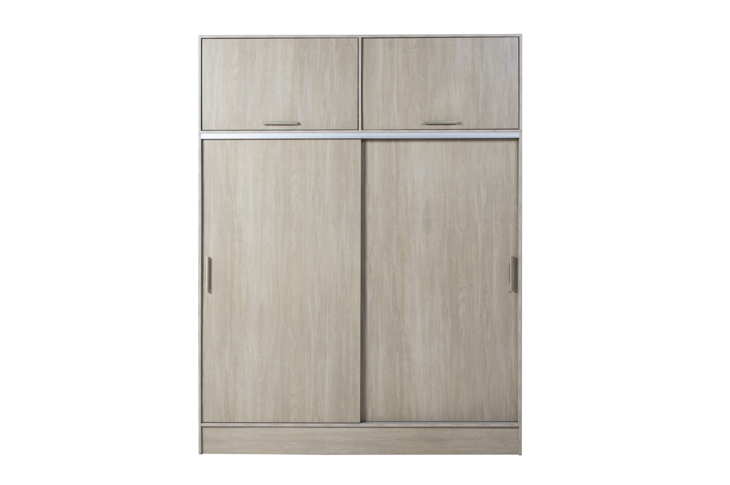 Placard de 2 Puertas corredizas, con baulera y lustre interno, 170 cm. Colores disponibles. Línea "Tana Piu Alti", de Ricchezze. - Imagen 2